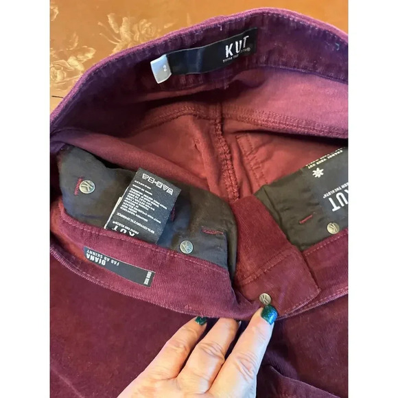 KUT FROM THE KLOTH size 2 DIANA HIGH RISE FAB AB SKINNY PANTS - Picture 3 of 5